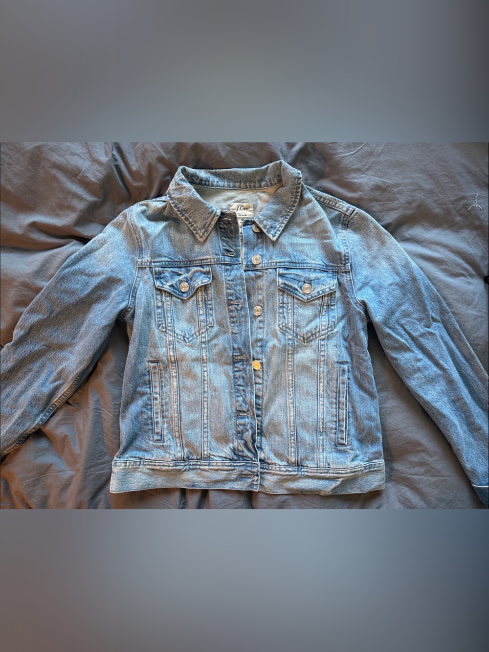 J. Crew Light Blue Denim Jacket - Classic Jean Jacket